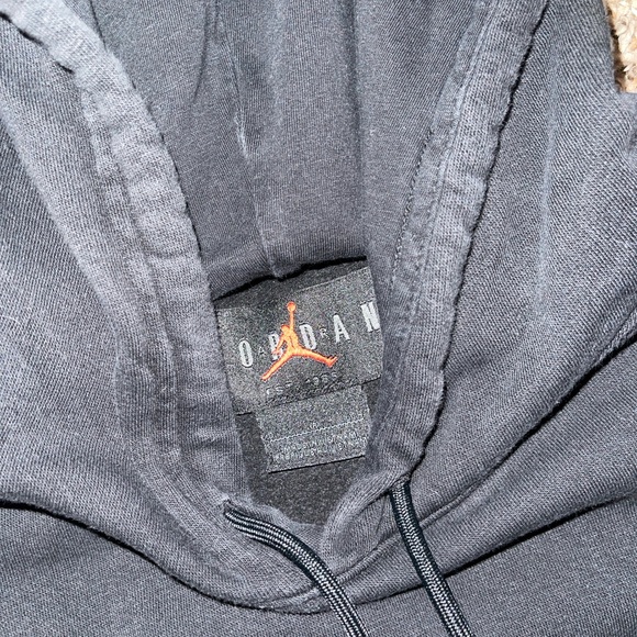 Jordan Black Hoodie with Iconic Logo - Picture 2 of 2